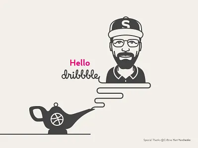 Hello Dribbble, I'm Stas! branding design logo style guide typography ui ux vector website