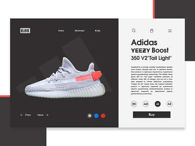 Adidas Yeezy 350 (Black&White) adidas branding colors design figma online shop shopping bag sneakers typogaphy ui uidesign user friendly uxdesign uxui uxuidesign web webdesign webshop website webstore