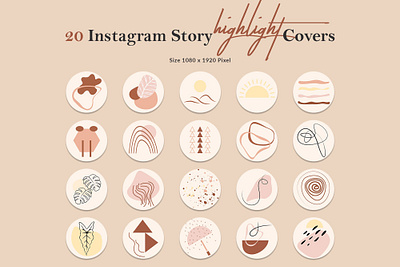 Instagram Story Highlight Covers Template boho instagram cover creative elegant geometric instagram highlight highlight covers instagram covers instagram highlights instagram story cover instagram story icons instagram template multipurpose professional social media social media kit story covers story templates