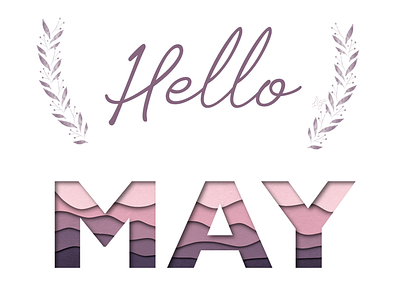 Hello may! artwork digitalart digitaldrawing digitalillustration graphicdesign illustration ipaddrawing procreate procreate5