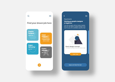 Job Hunting adobexd behance bestfolios branding color dailyui design dribbble dribbblers graphicdesignui minimal portfolio ui uidesign user interface userexperience ux uxdesign vector webdesign