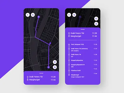Daily UI 20 - Location Tracker app design flat illustration location map minimal mobile ui ux vector