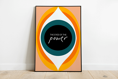 POWER POWER art design flat illustration illustrator minimal popart poster power typography vector