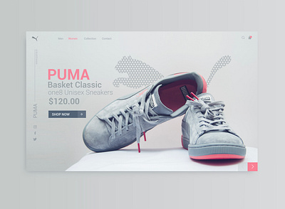 puma clean design clean ui sports design