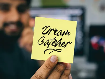 Dream Catcher - Madness Textured font animation app art branding design flat illustration illustrator lettering logo minimal type typography vector web website