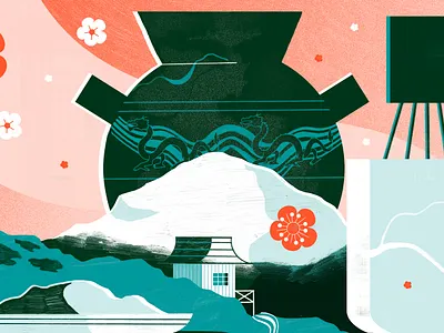 Wabi Sabi The Japanese Art of Finding Perfection - Culture Trip colour design editoral editorial illustration illustration japan print travel