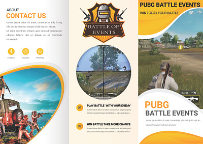 Battle of event branding brochure brochure design brochure layout brochure mockup brochure template design illustration logo ui ux vector