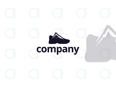 Shoe Logo apparel design explorer hike hikers hiking hill logo mountain outdoor run runner running shoe shoes travel traveler valley walk walking
