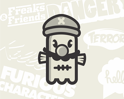 Zombie Rock Mario branding characther illustration kids mariobros rock stamp zombie