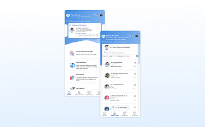 Wifus Mobile - Health App - Home, Doctor List android app design health app icon ios mock up ui uidesign uiux ux uxdesign