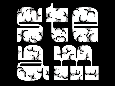 Steam custom lettering customtype design letter type typedesign typography