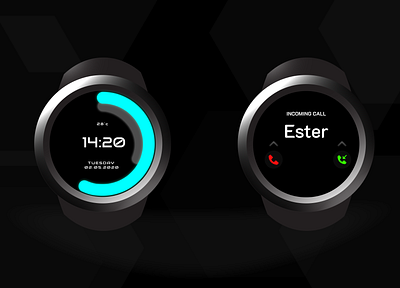 Watch Screens @minimal @uiux design features illustration minimal screens smartwatch ui uidesign watch