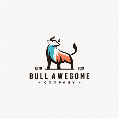 Awesome bull logo brand branding bull character design designs esport esports icon illustration logo masculine vector