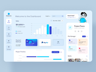 Real Estate Dashboard v3.0 admin card complex credit card dashboard file manager housing listing payment portal product design product management project dashboard project management real estate web app web app design website dashboard