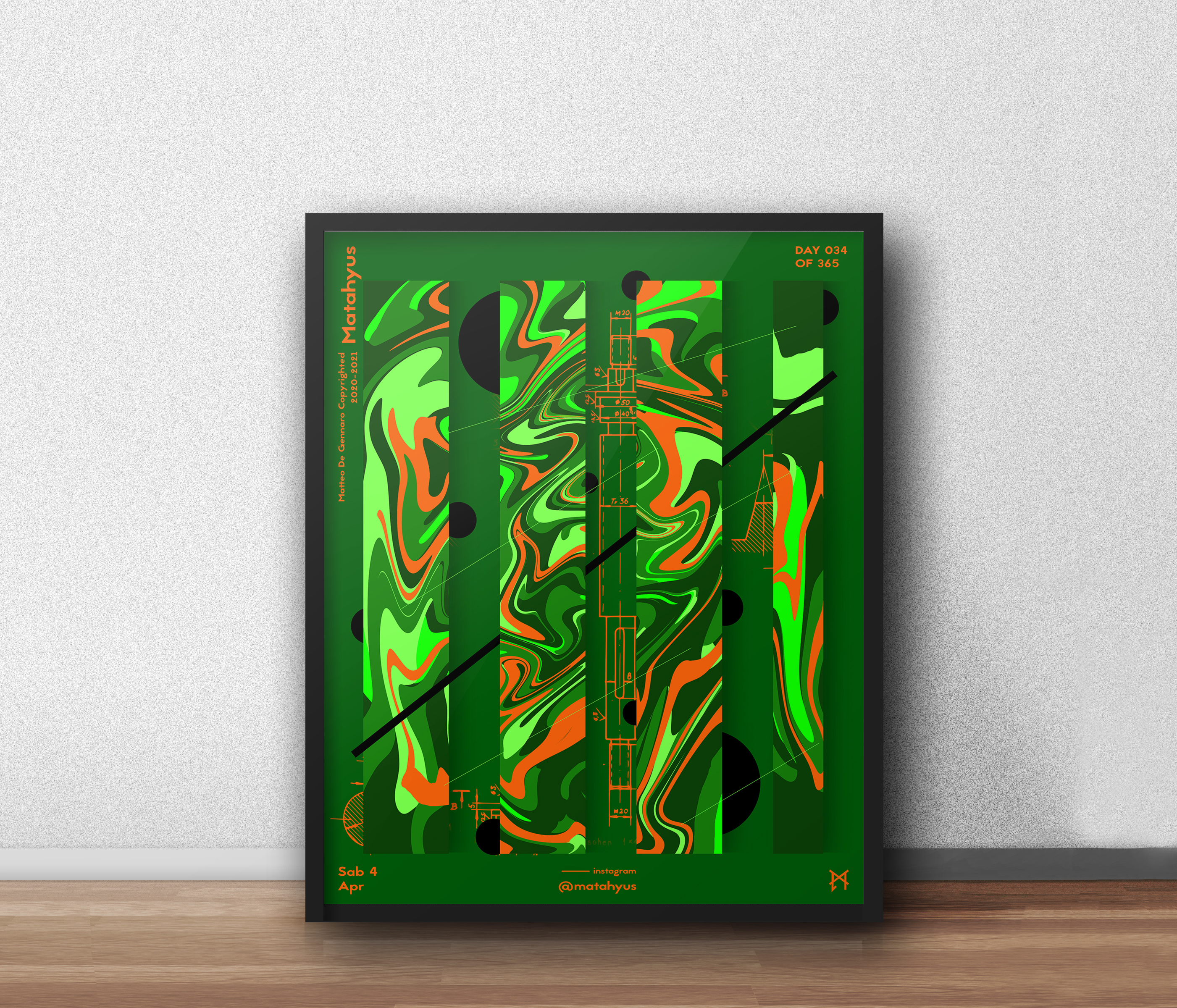 Example of Design a Poster everyday - Day 34