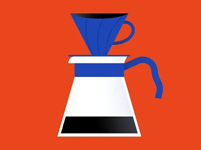 Hario V60 art café coffee design graphic design hario illustration illustrator v60 vector vector art