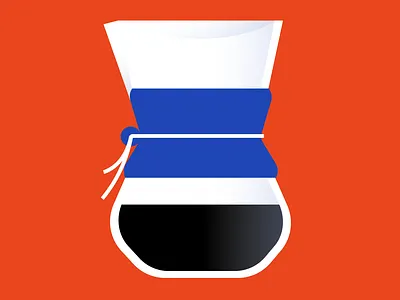 Chemex art café chemex coffee design design graphic illustration illustration art illustrator illustrator design vector vectorart