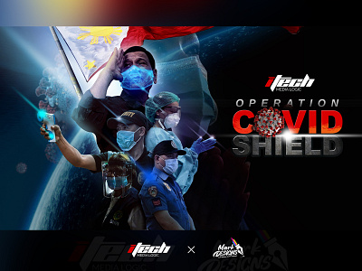 Operation Covid Shield adobe photoshop covid 19 covidshield design doctors flyer design frontliners health workers philippines president duterte social media marketing