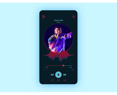 Music App UX app app design application design illustration ui ux