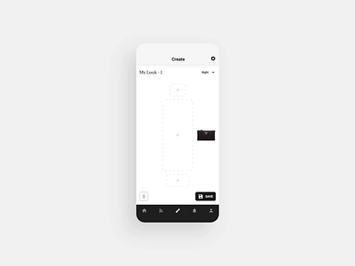 Fashion designers app app black fashion app minimal mobile mockup photo ui uidesign ux uxdesign white