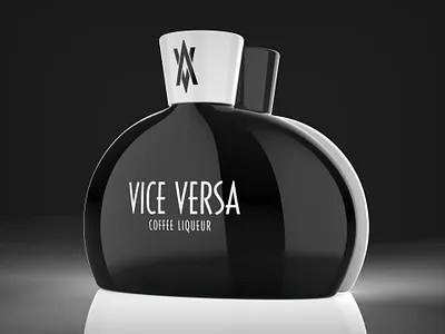 Vice Versa - Coffee Liqueur 3d design personal project