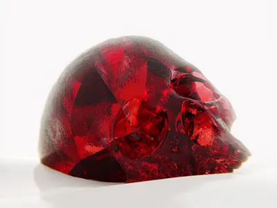 RUBY 3d 3d art 3d artist 3d render 3d rendering 3dblender abstract blender blender 3d blender3d blender3dart blendercycles cracked cracks glass red ruby skull skull art skulls