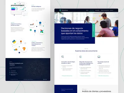 Prenomics - Website 2 branding business intelligence data analysis data science design logotype logotype design ui ux web web design webdesign website website design