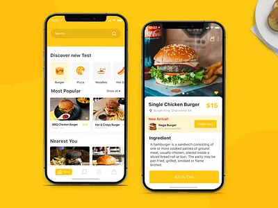 Food Delivery App Concept app design app ui application branding delivery design food icon illustration iphone logo minimal mobile ui ux