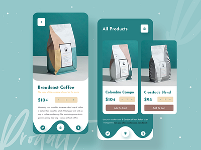 Product Page Ui Exploration 2020 trends app design apps screen coffee dribbble best shot ecommerce ecommerce app ios app design minimalist mobile app mobile app design mobile apps mobile ui kit products shop shopify typography ui design uiux uiux designer