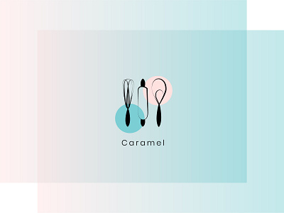 Caramel - logo for confectioner branding design drawing identity identity design illustration logo vector