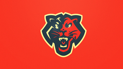 Wild Cat Mascot Logo cat design esports illustration logo logotype mascot logo red vector
