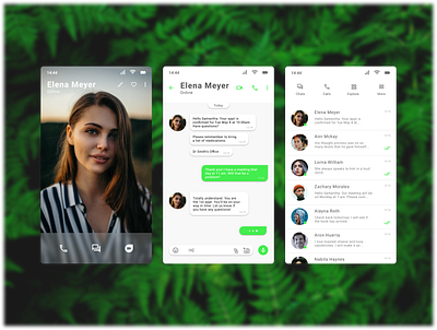 Chat app dailyui design ui ux