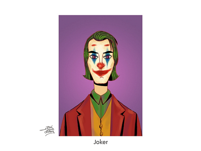 Joker 6 fan arts art digital art digital painting fan art huion illustrated illustration illustration art illustrator joaquin phoenix joker movie art movies portrait