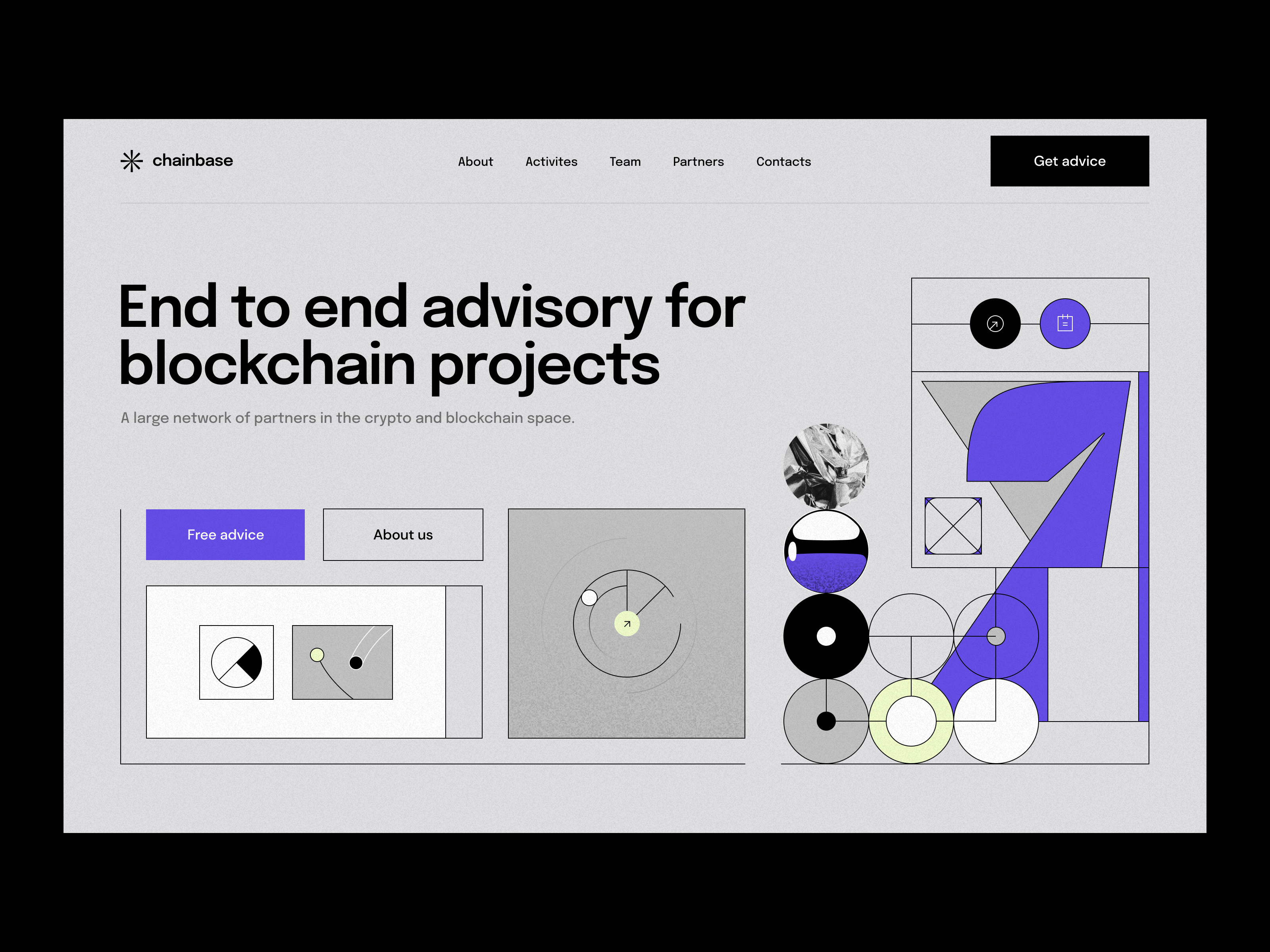 chainbase: hero, landing page, web design, identity, branding by Konolee  for FRAGMENTS on Dribbble
