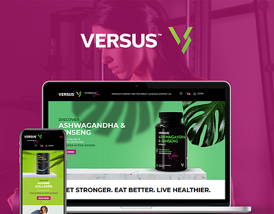 Versus branding web design wordpress