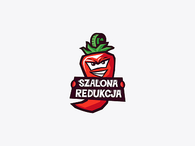 Szalona Redukcja angry brand chilli drying dynamic fitness food game healthy healthy eating logo pepper slimming tape measure