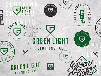 Green Light Badges behance brand brand identity branding graphic design illustration logo logo design logo mark typography