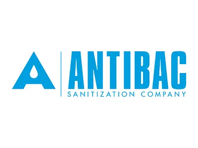 Antibac icon logo logo design typography vector wordmark