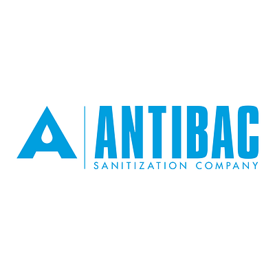 Antibac icon logo logo design typography vector wordmark