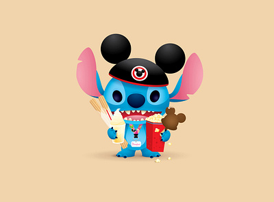 Disneyland Cravings adobe illustrator character art character design cute disney illustration jerrod maruyama kawaii vector vector art