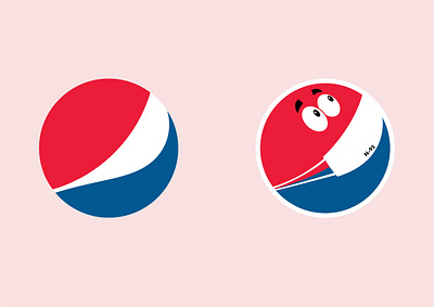 Pepsi Logo Re-Design art branding design flat illustration illustrator logo logo design minimal pepsi quarantine stayhome vector