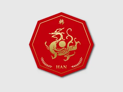 Han Family Crest crest dribbble logo