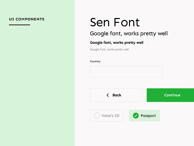 NSS Certificate UI Components app branding components green minimal simple typography ui uiux web