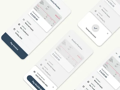 Invoice Payments App design mobile design payment app payments ux