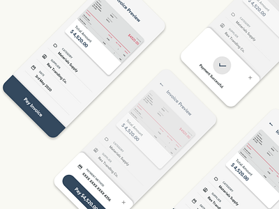 Invoice Payments App design mobile design payment app payments ux