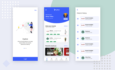 Face Recognition App | Loyalty Rewards Program app app design branding design hello dribble hello world illustrations interaction design ios app ios app design landing page mobile mobile app mobile ui mobile ui kit ui ui design ux design