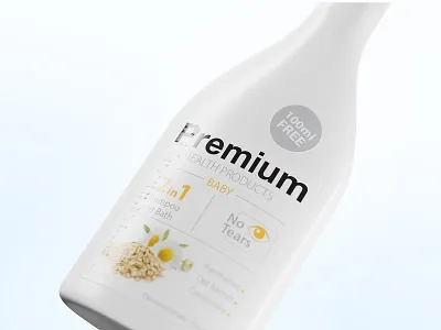 Premium cosmetics 3d visualization art direction package design