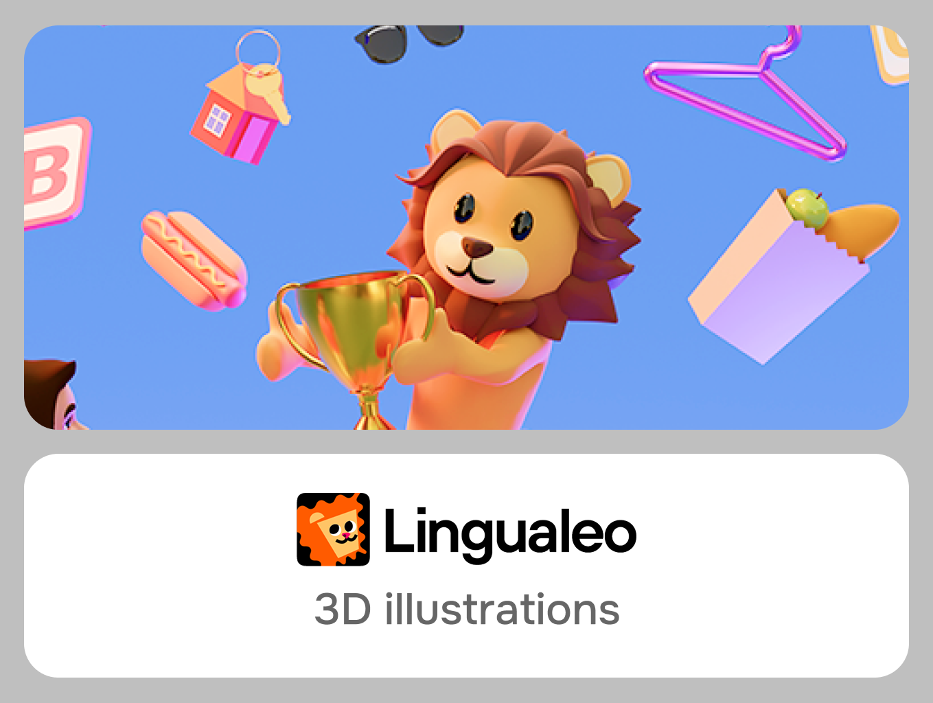 3D illustrations for Lingualeo 3d 3d render buildings character character design design digital 3d game art game map houses illustration map