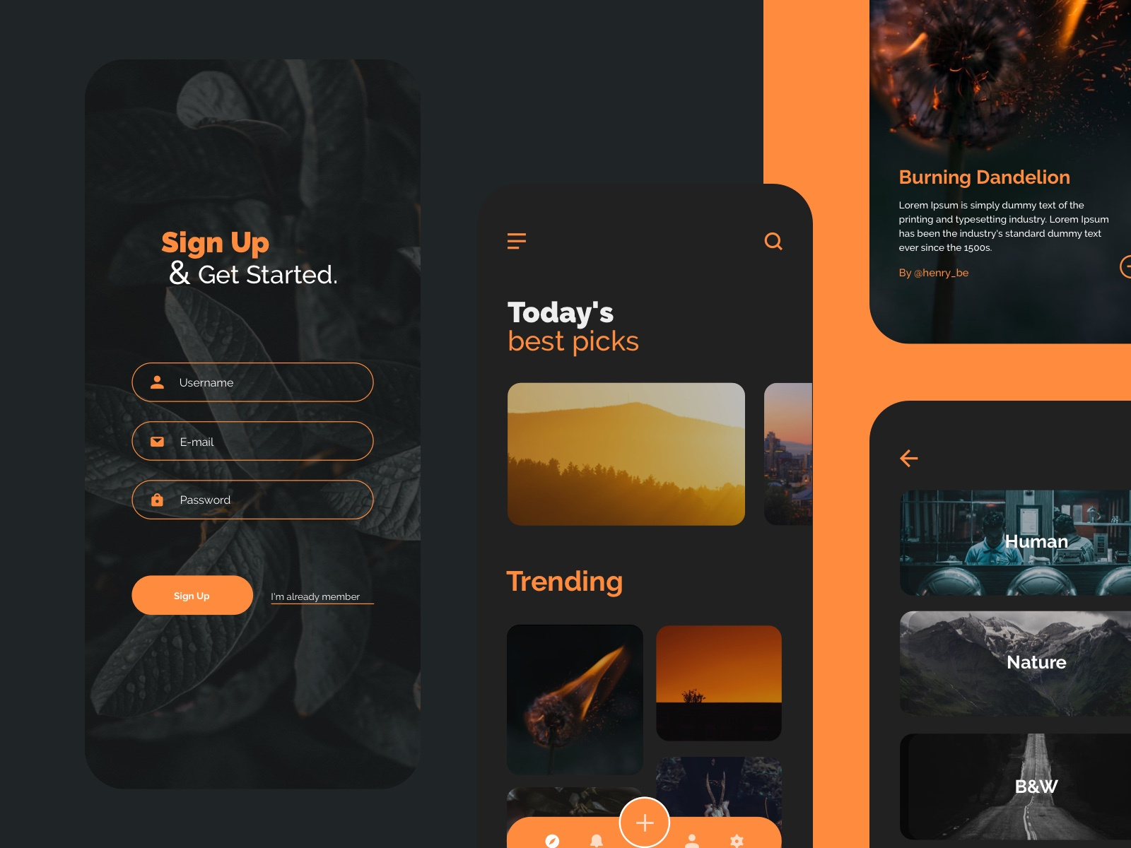 Example of Travel app