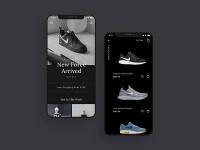 Sneaker app UI design adobe xd app design app designer app screens ar augmented reality ecommerce figma mobile mobile app mobile app ui design shopping app sketchapp ui ui design ui kit ui ux design 应用 应用界面 设计